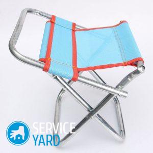 Складной стул для рыбалки своими руками — чертежи