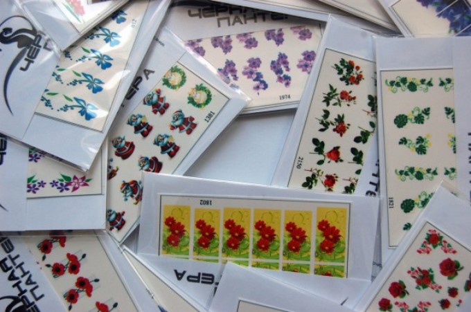 Слайдер дизайн для нігтів. Слайдер дизайн для нігтів як використовувати на довгі і короткі нігті для манікюру і педикюру?