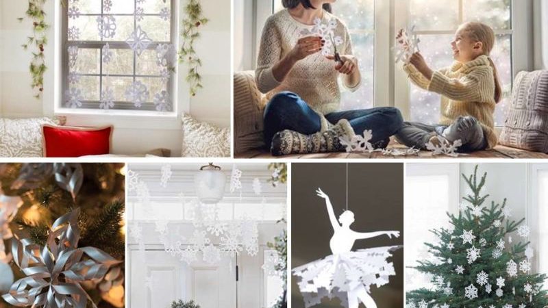 Сніжинки з паперу: шаблони та трафарети для вирізання