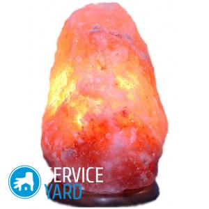 Соляная лампа своими руками