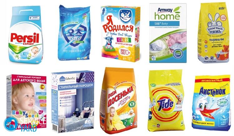 Состав стирального порошка