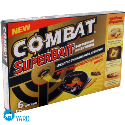 Средство от тараканов Комбат и Раптор — что лучше?