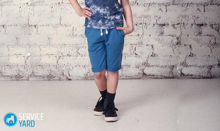 Сшить шорты для мальчика своими руками