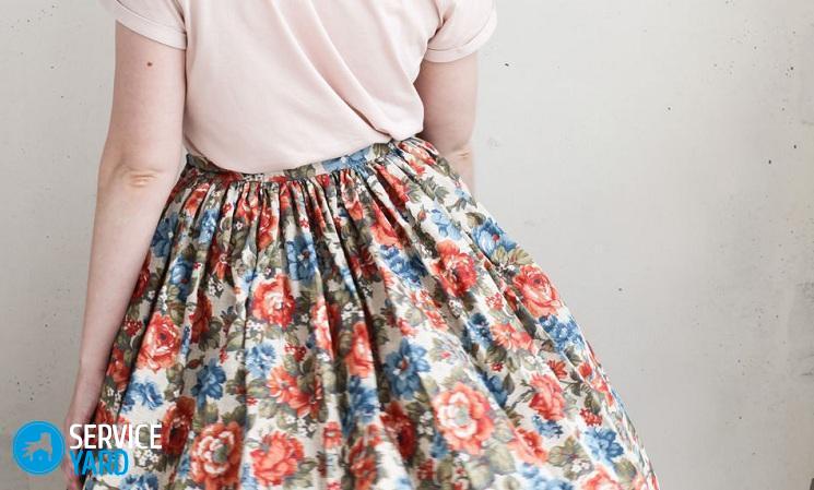 Сшить юбку-татьянку своими руками