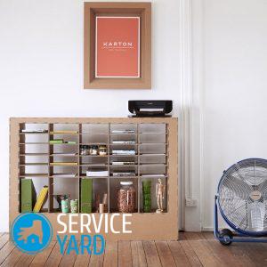 Стеллаж из картона своими руками