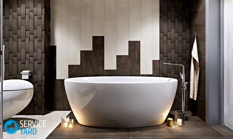 Стены в ванной — из чего лучше делать?