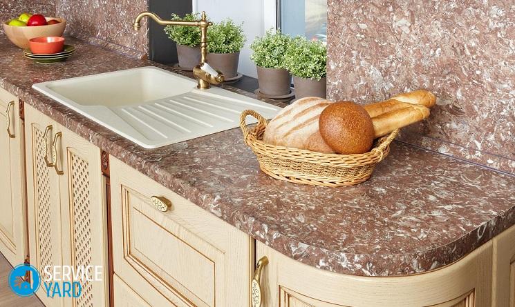 Столешница из плитки своими руками