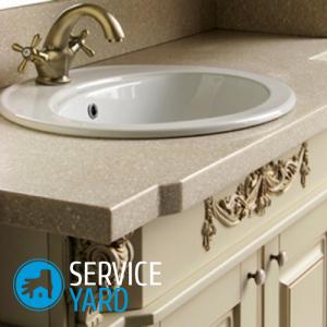 Столешница в ванную своими руками