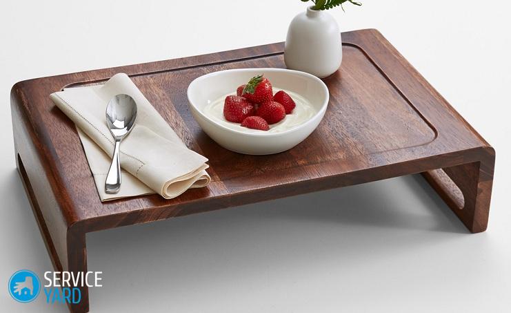 Столик для завтрака в постель своими руками