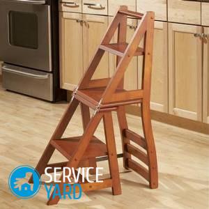 Стул-стремянка своими руками — чертежи
