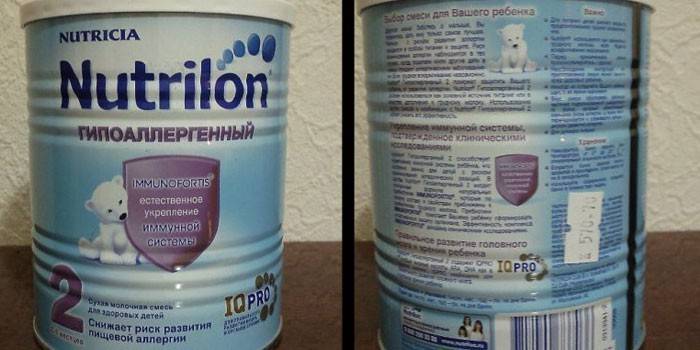 Суміш Nutrilon гіпоалергенний 1 — склад, харчова цінність та дозування, ціна і аналоги