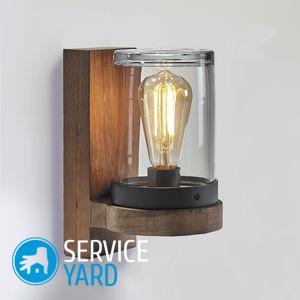 Светильник из дерева своими руками