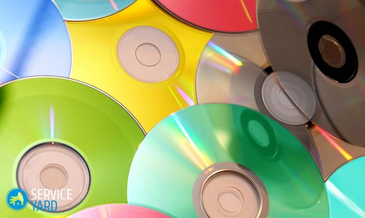 Светильник из дисков своими руками