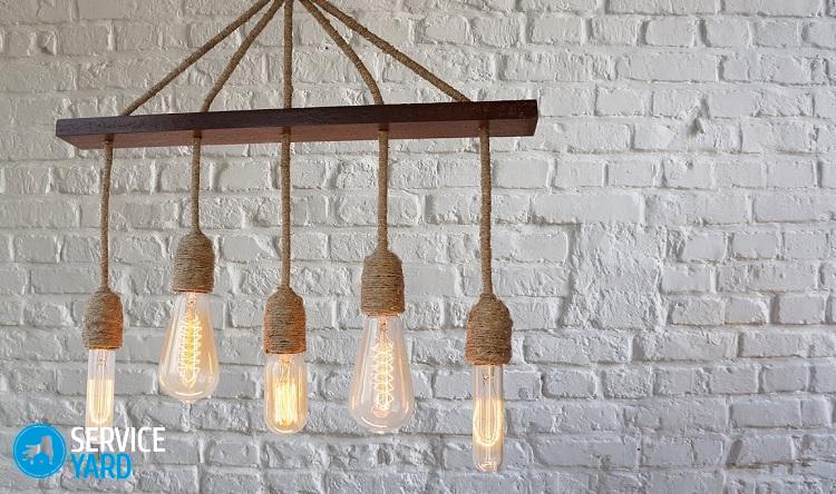 Светильники в стиле Лофт своими руками