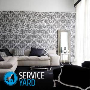 Светлая мебель — какие обои выбрать?