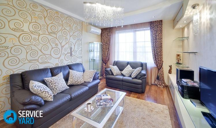 Светлая мебель — какие обои выбрать?