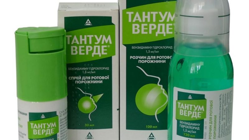 Тантум Верде: інструкція по застосуванню