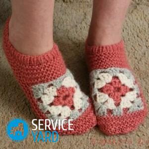 Тапочки крючком на войлочной подошве — схемы и описание, мастер-класс