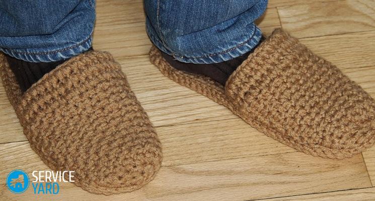 Тапочки крючком на войлочной подошве — схемы и описание, мастер-класс