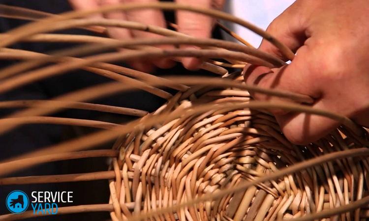 Техника плетения корзин из ивы своими руками