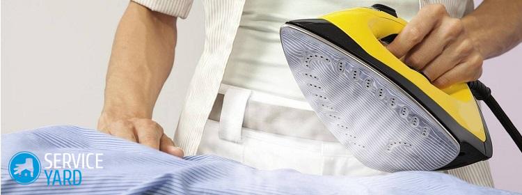 Температура утюга