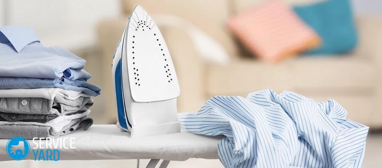 Температура утюга