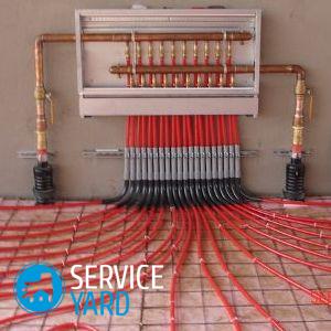 Теплый пол в частном доме своими руками водяной