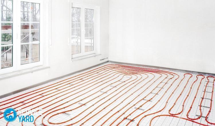 Теплый пол в частном доме своими руками водяной