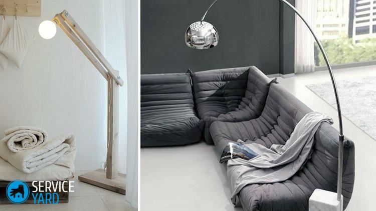 Торшер своими руками напольный