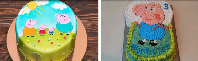 Торт «Свинка Пеппа» з мастики і крему | Покроковий майстер клас