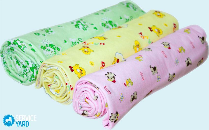 Трикотажные пеленки