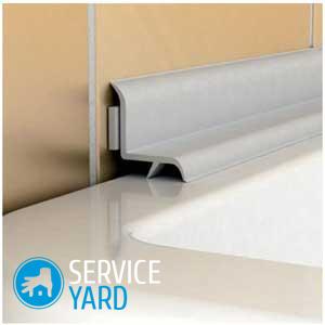 Уголок на ванну пластиковый — установка