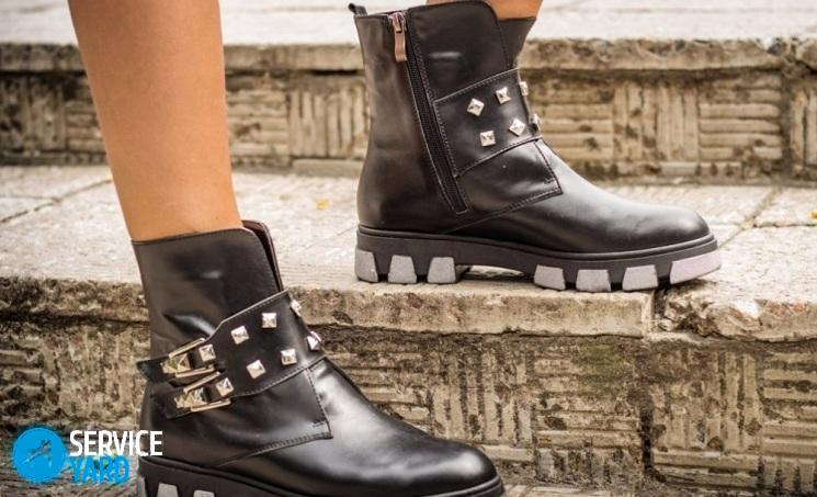 Уход за кожаной обувью зимой