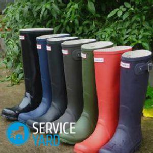 Уход за резиновой обувью