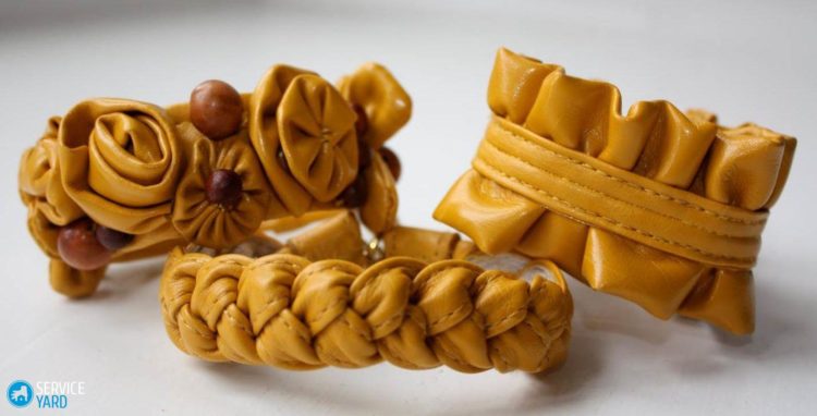 Украшения из кожи своими руками