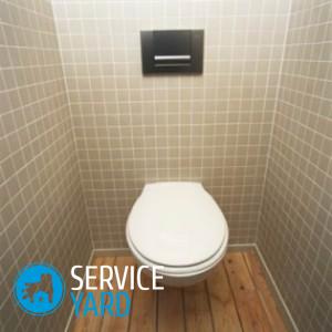 Унитаз со встроенным бачком в стену