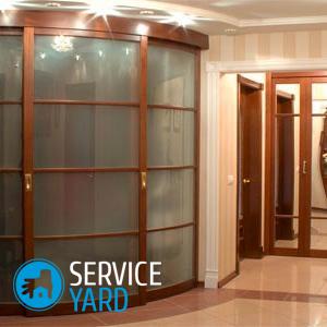 Установка дверей шкафа-купе
