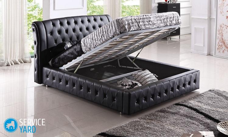 Установка газового лифта на кровать