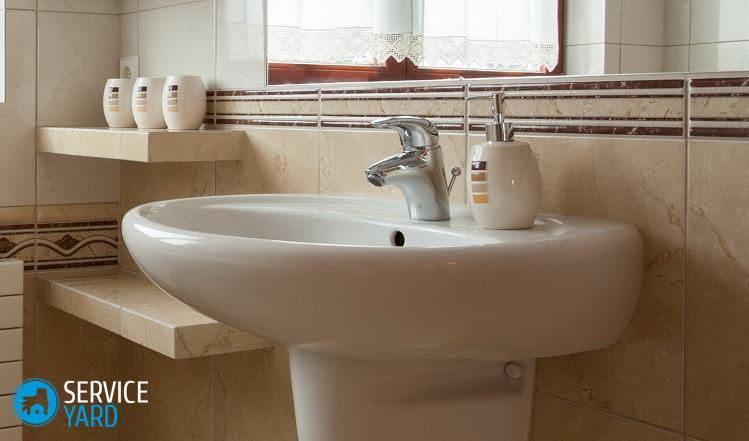 Установка раковины тюльпан