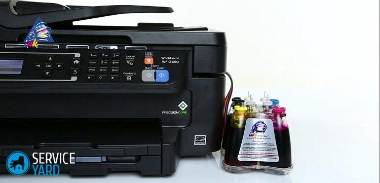 Установка СНПЧ на принтер