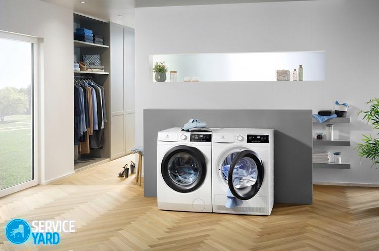 Установка сушильной машины на стиральную машину