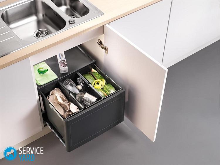 Установка сушилки для посуды в шкаф