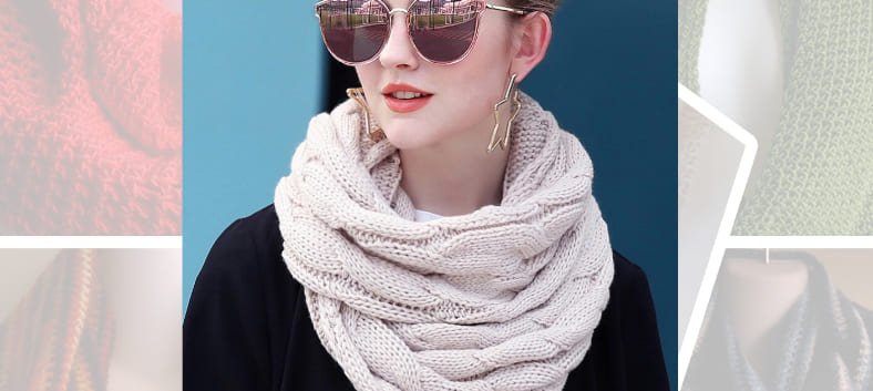 В’яжемо ажурний (і не тільки) шарф-снуд спицями – схеми, візерунки, опис