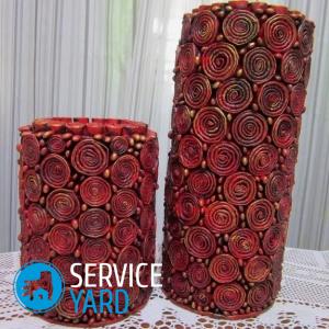 Ваза своими руками из картонной трубы