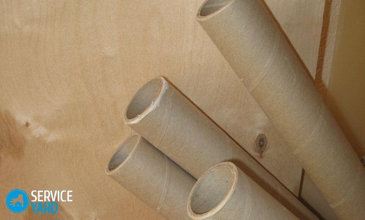 Ваза своими руками из картонной трубы