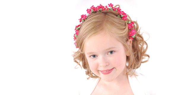 Весільні дитячі зачіски (фото + відео)