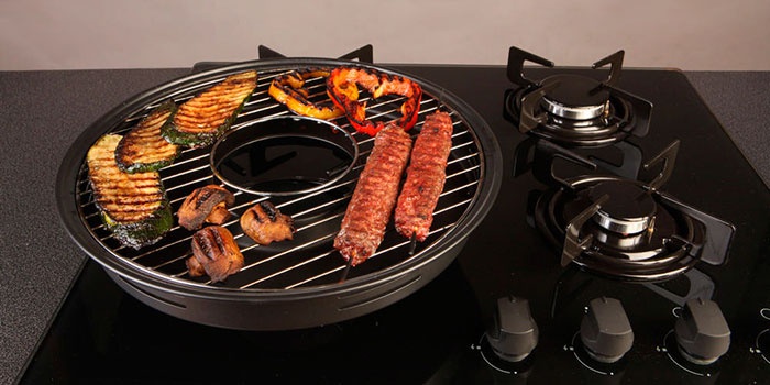 Види сковорідок-гриль, форми і матеріали, як вибрати і де купити