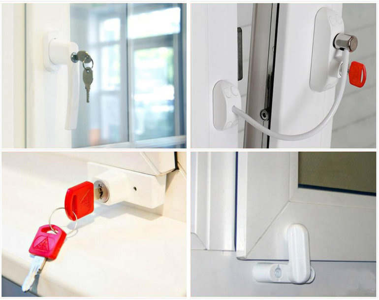 Виды детских замков на пластиковые окна и методы их установки