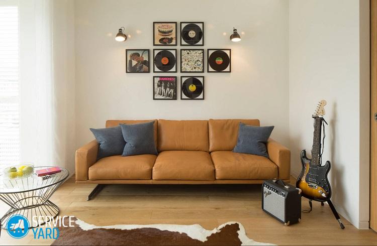 Виды кожи и кожзама для дивана