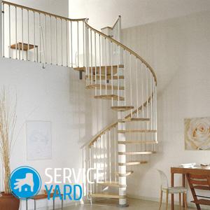 Винтовая лестница своими руками